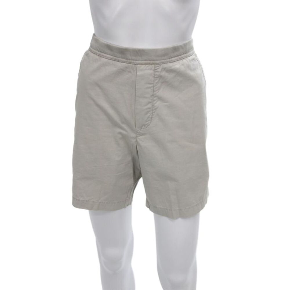 James Perse Mens Chino Shorts Beige Button Cotton Size 0